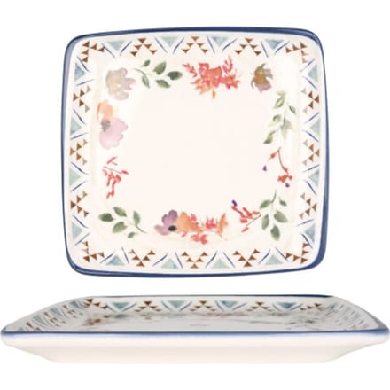 Bonna Serveerschaal - Spring - Porselein - 22x20 cm - set van 2