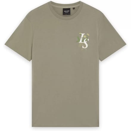 T-shirt Lyle & Scott Dandelion Script Graphic