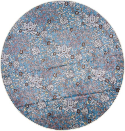ESSENZA Ophelia Vloerkleed Midnight swim - Ø 180 cm