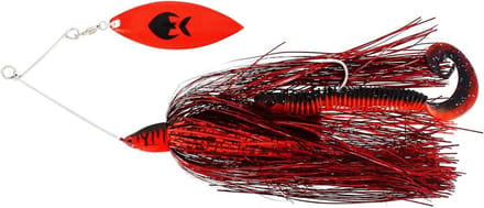 Spinnerbait Kunstaas - Vis Aas - Roofvis Vangen - Verwisselbaar Spinnerblad - 65 gram - Flash Red