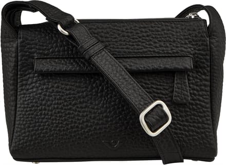 Voi Hirsch Bine Crossbody tas Leder 22 cm - Dames - schwarz