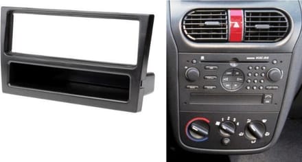 1-din frame autoradio opel Vectra (C) 2002-2008 zwart