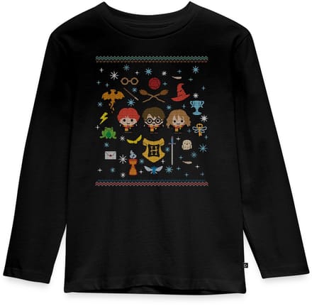 Harry Potter Ugly Christmas Chibi | Lelijk Kerstmis Premium T-Shirt Kinderen