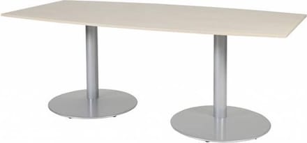 Vergadertafel - Linesto 200x100 tonv. Eiken - alu frame