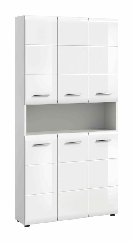 IJskast wit hoogglans MDF TZ wit NB - 30x90x185cm