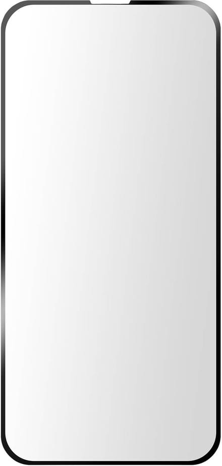Muvit, Screenprotector geschikt voor iPhone 17e - Tempered Glass HD & Anti-Scratch, Transparant zwart