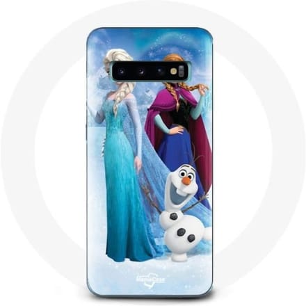 Coque pour Samsung Galaxy S10 Edge La Reine Des Neiges Elsa Anna Olaf