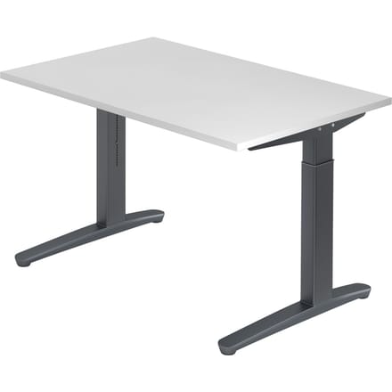 XTRA XB 12 GG | Bureau - Wit 120x80 Tafelhoogte I In hoogte verstelbaar