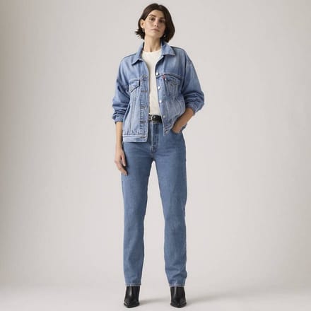 Levi's | 501 Original | Dames | Knoopsluiting | Straight | Medium Indigo Stonewash | 30-32