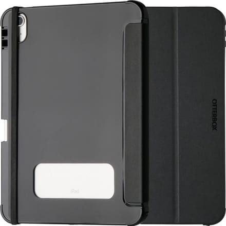 Otterbox React Folio Bookcase + Stylus Houder Tablethoesje - Geschikt voor Apple iPad 10 (2022) - Zwart