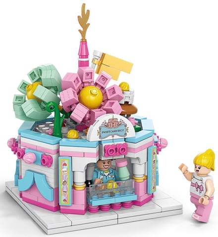 Bouwset – Taarten Winkel – 503-delig – Mini Bouwstenen Speelset