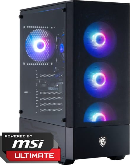 MSI RTX 5060 Intel Game PC - GeForce RTX 5060 8GB - Intel Core i5-14400F - 16GB DDR5 - 1000GB SSD - Win 11 Home