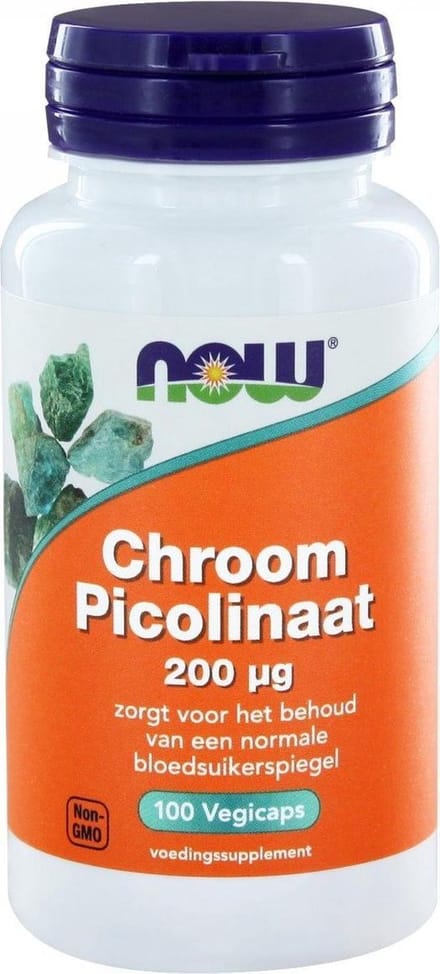 Now Foods - Chroom Picolinaat - 100 Vegicaps