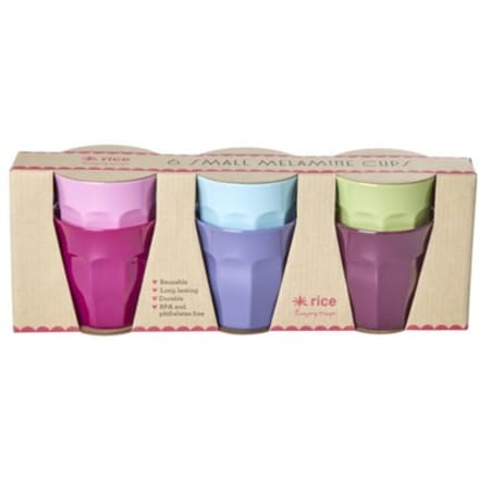 Rice melamine beker small meerkleurig assorti