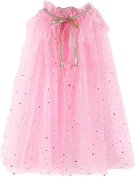 Prinsessenjurk meisje - Roze Glitter - Prinsessen verkleedkleding