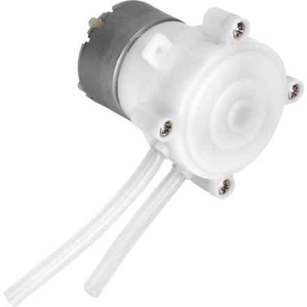 DC 6V Mini Peristaltische Doseerpomp voor Tuin Chemisch Laboratorium Biochemische Analyse white