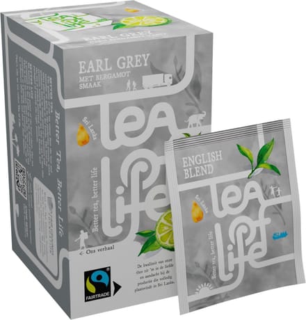 Tea of Life Fairtrade - Earl Grey - 100 zakjes