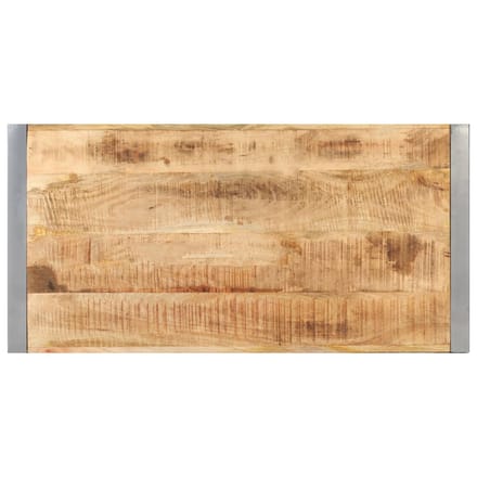 vidaXL - Salontafel - 120x60x40 - cm - ruw - mangohout