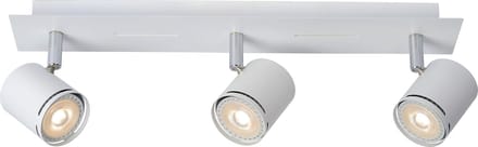 Lucide RILOU - Plafondspot (Plafondlamp) - LED Dimbaar - GU10 (MR16) - 3x5W 3000K - Wit