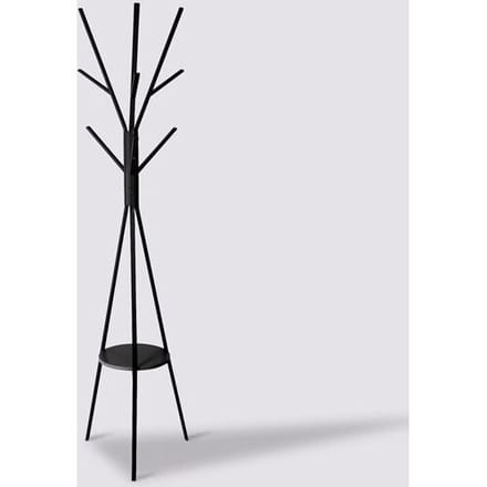 Sphera Kapstok  - 42 cm x 180 cm - Metaal/Hout - Zwart