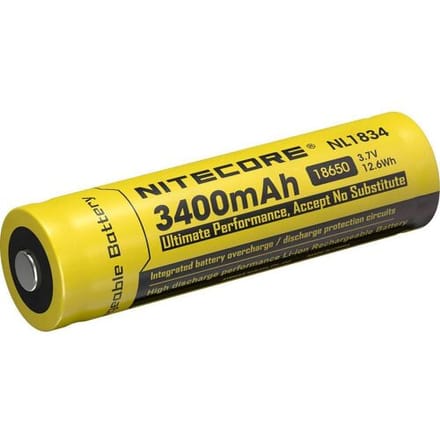 NiteCore NL1834 Speciale oplaadbare batterij 18650 Li-ion 3.7 V 3400 mAh 1 stuk(s)