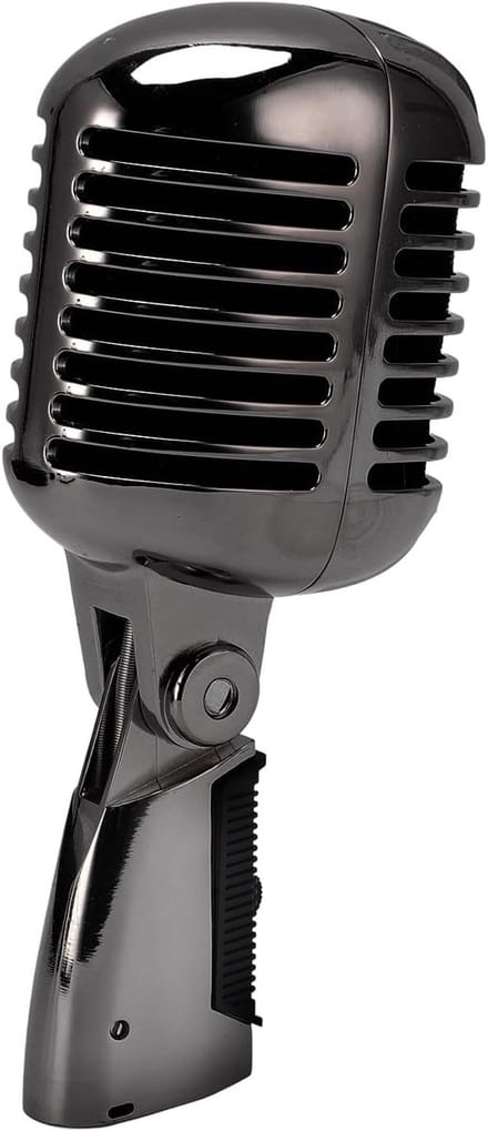 Dynamische Microfoon - Zangmicrofoon Studio - Muziekoptredens Opnames - Robuuste Structuur Kantelbaar - 50-18kHz Frequentie - Metaalgrijs