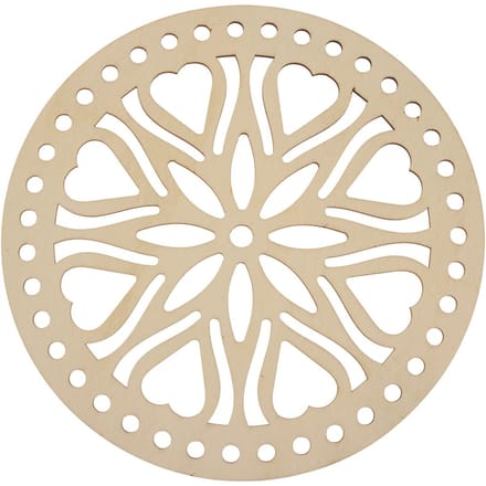 Macramé knoopschijf rond, 20 cm - Knuffelen