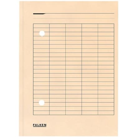 FALKEN documentenmap, A4, karton, chamoisgeel