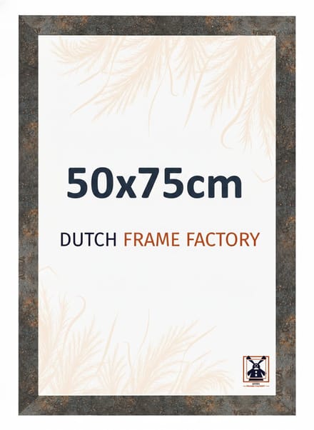 Fotolijst 50x75 cm - MDF - Geoxideerd Metaal - Benno