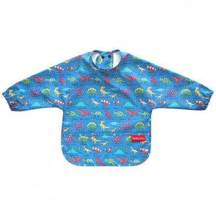 Dino waterproof slabbetje met lange mouwen - Tyrrell Katz