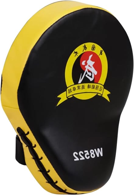 Bokstrainingspads - Stootkussens - Sport Training - Lichtgewicht Ontwerp - 25x19x4.5 cm - Geel