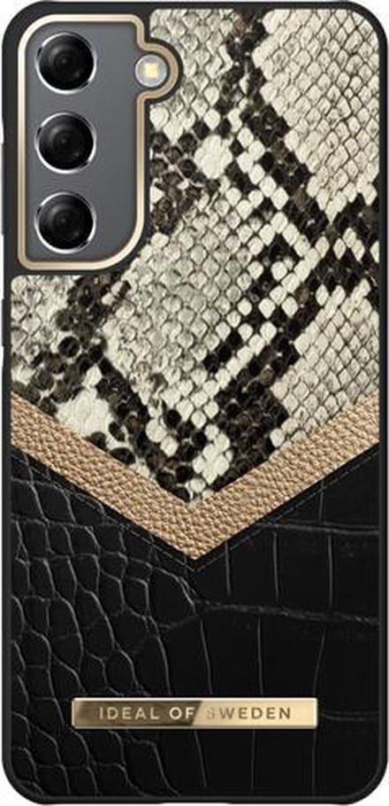 ideal of sweden fashion case atelier geschikt voor samsung galaxy s21 midnight python