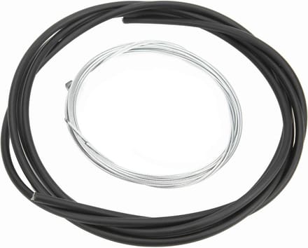 Fiets Remkabel Set - Remleiding Behuizing - Fiets Onderhoud - Roestvrij Staal - 2 Meter - Zwart