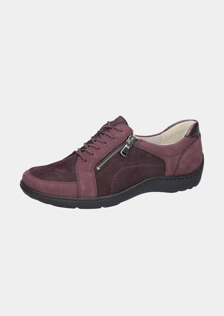 Lage schoenen met rits - bordeaux - Gr. 41 van Goldner Fashion