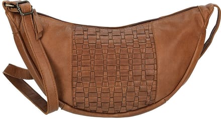 Enrico Benetti Sicily Leren Crossbodytas - Cognac