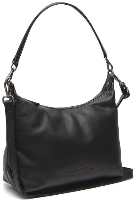 Chesterfield Skara Waxed Pull Up Schoudertas - Zwart