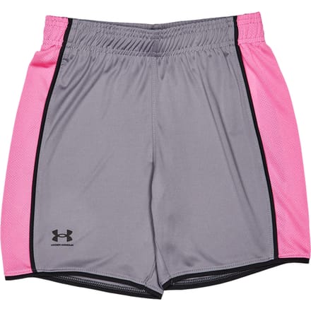 Under Armour Challanger Korte Broeken Kinder - Grijs - Maat 127 - 137 CM - Poly Jersey