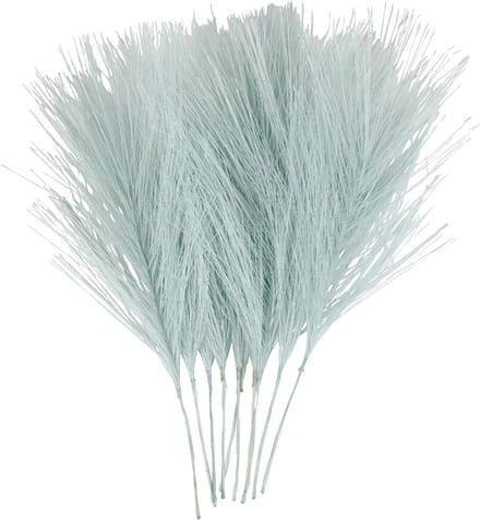 Kunstveren, L: 15 cm, B: 8 cm, lichtblauw, 10 stuk/ 1 doos