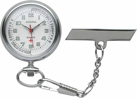 Adora verpleegster horloge SBO,OU zilverkleurig