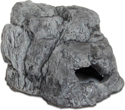 Ceramicnature Aquariumdecoratie Steen 18 Cm Polyester Grijs