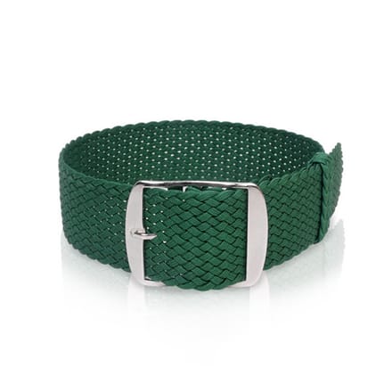 Perlon band groen, 18mm
