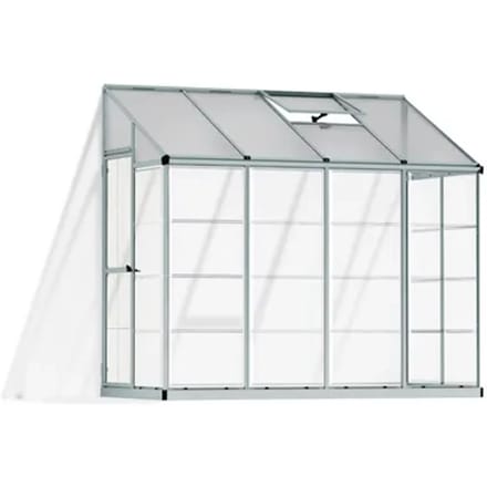 Canopia Tuinkas Lean To 8x4 - Hybride - Zilver - 244x124x225cm