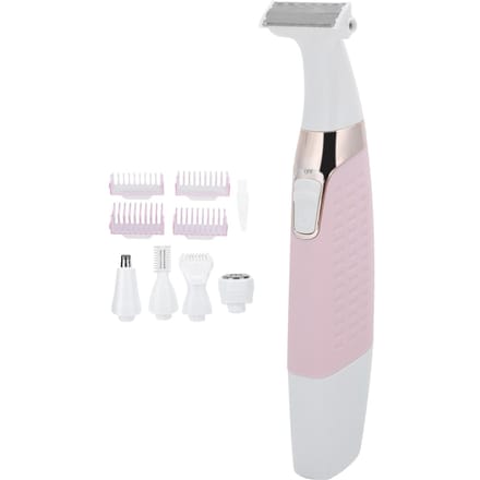Elektrische Body Epilator USB Oplaadbaar Dames Scheerapparaat Pijnloos 5 In 1 Ontharingsmachine white