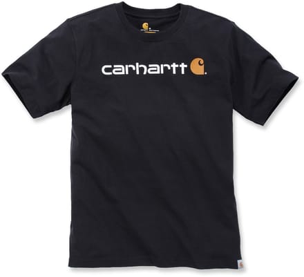 Carhartt 103361 Core Logo T-Shirt - Relaxed Fit - Black - M
