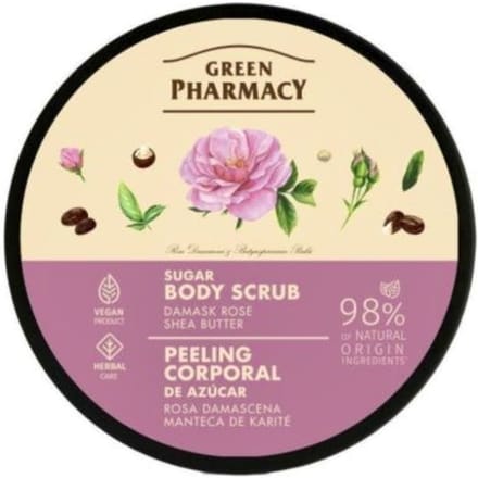 Green Pharmacy Body Scrub Damask Rose And Shea Butter 200 ml