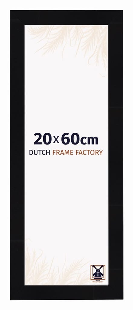 Fotolijst 20x60 cm - MDF - Zwart Hoogglans - Praag