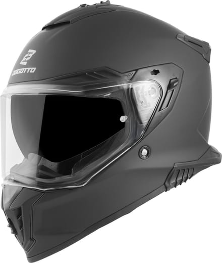 Bogotto FG-601 Mat Zwart Enduro Helm - Helm