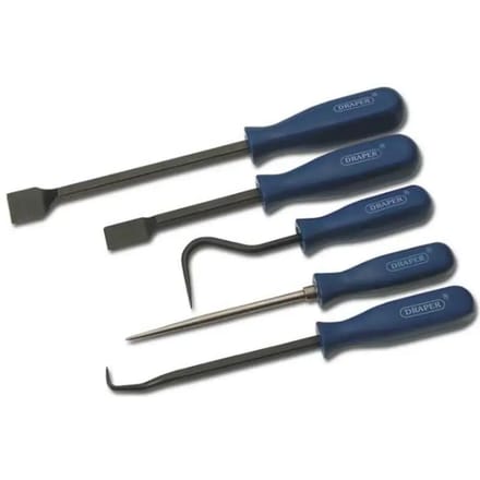 Schraap- en accessoireset Draper (x5)