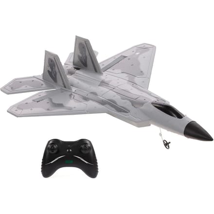 FX822 F-22 Raptor Model Jachtvliegtuig 2CH EPP 2.4G Afstandsbediening Vliegtuig Vaste Vleugel RTF Speelgoed grijs