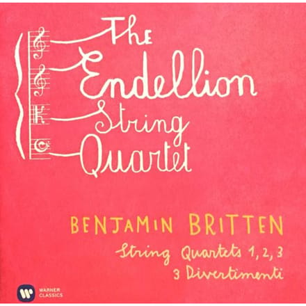 CD B. BRITTEN - Britten: Strijkkwartetten 1  2564642008 Warner Classics 2013 VK Klassiek Gebruikt pink